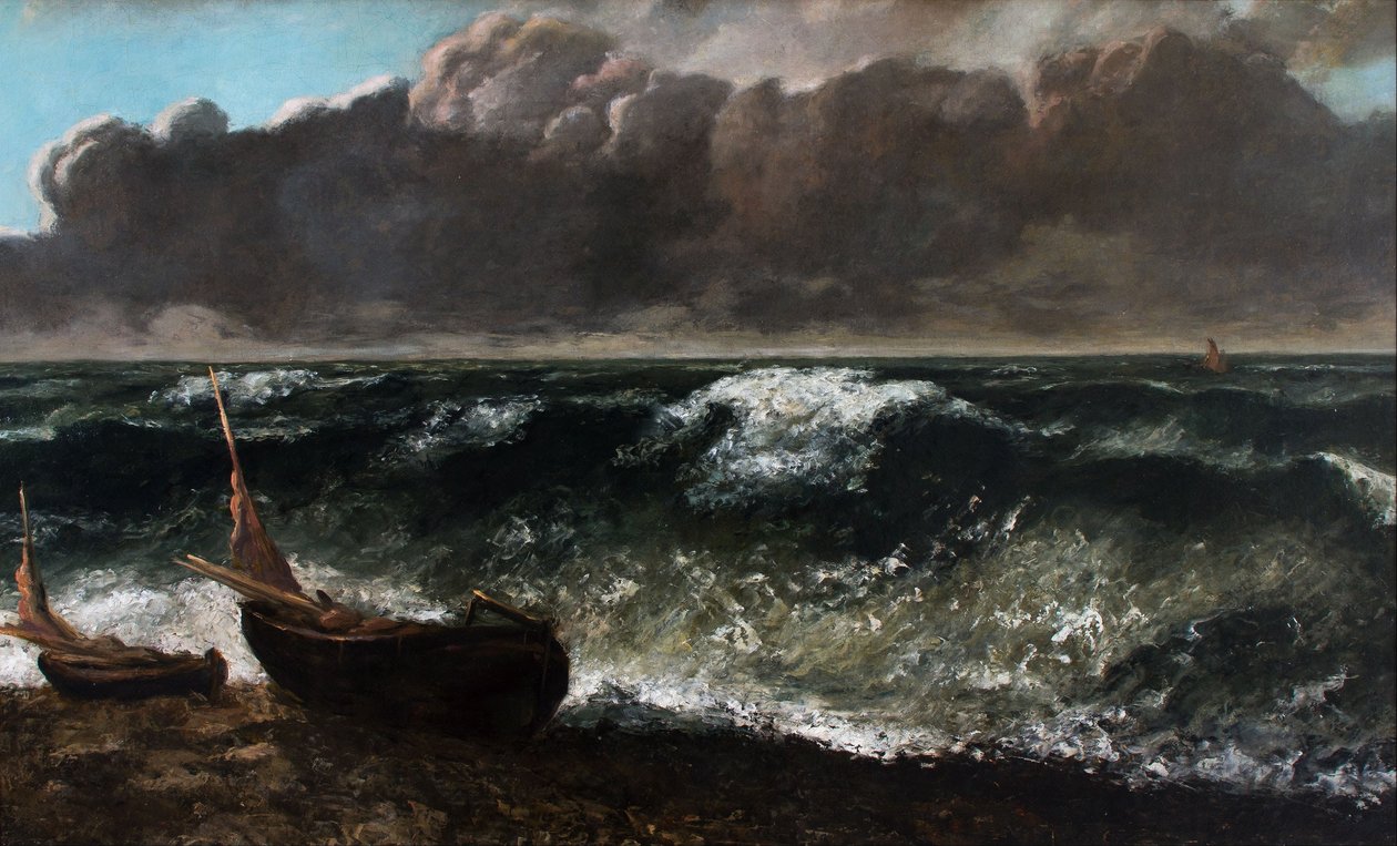 Fala autorstwa Gustave Courbet