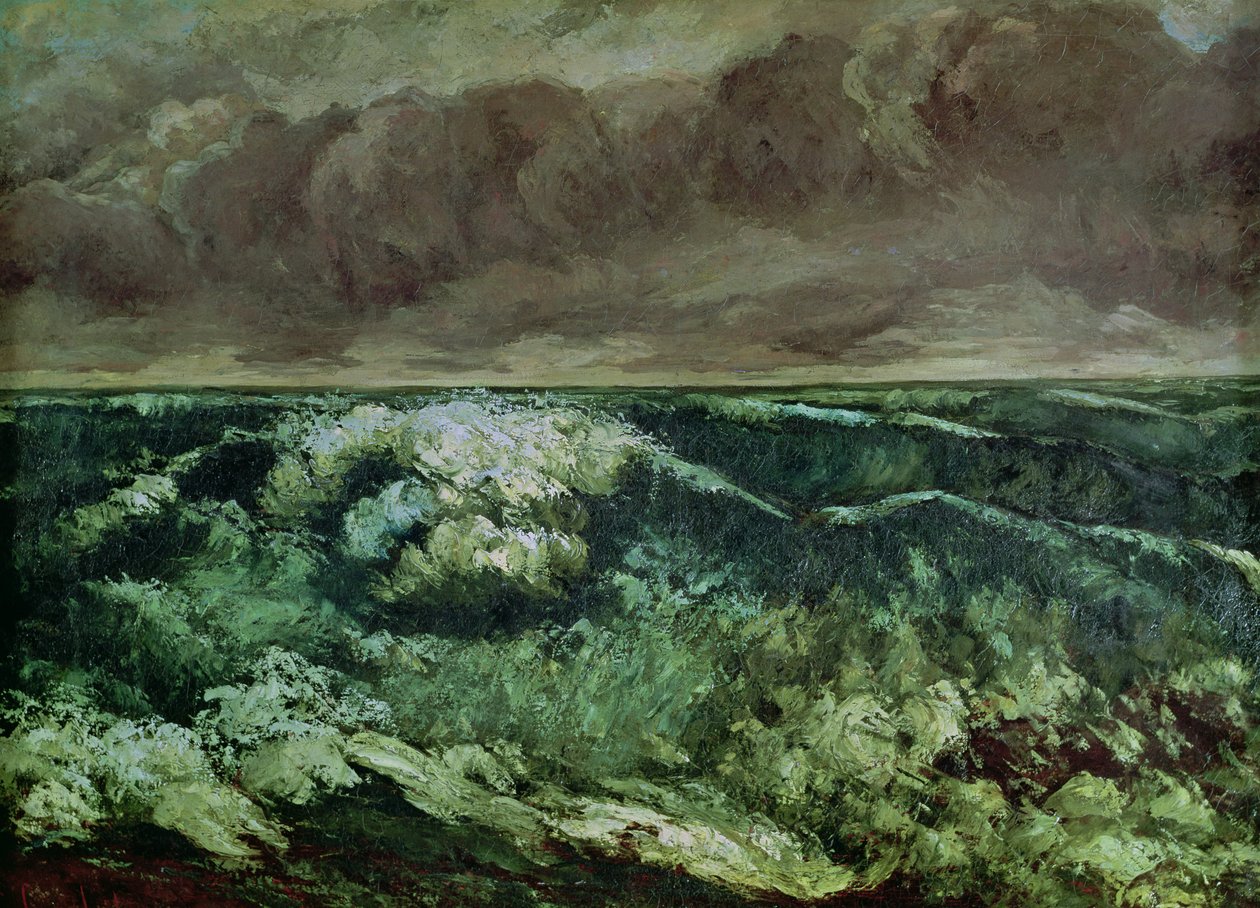 Fala, po 1870 autorstwa Gustave Courbet