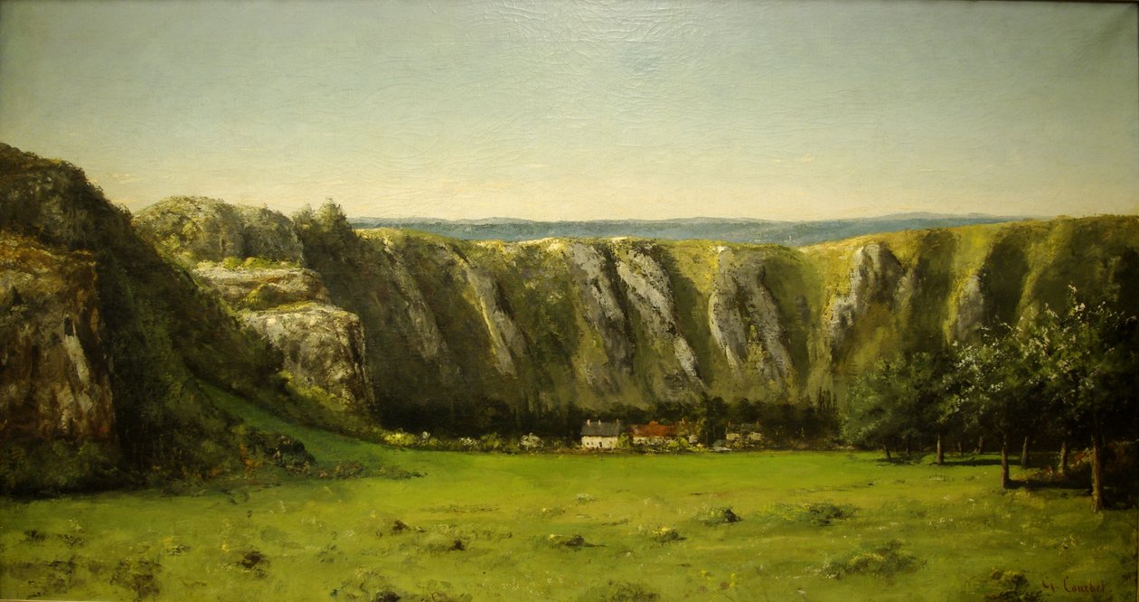 Skała Dziesięciu Godzin autorstwa Gustave Courbet