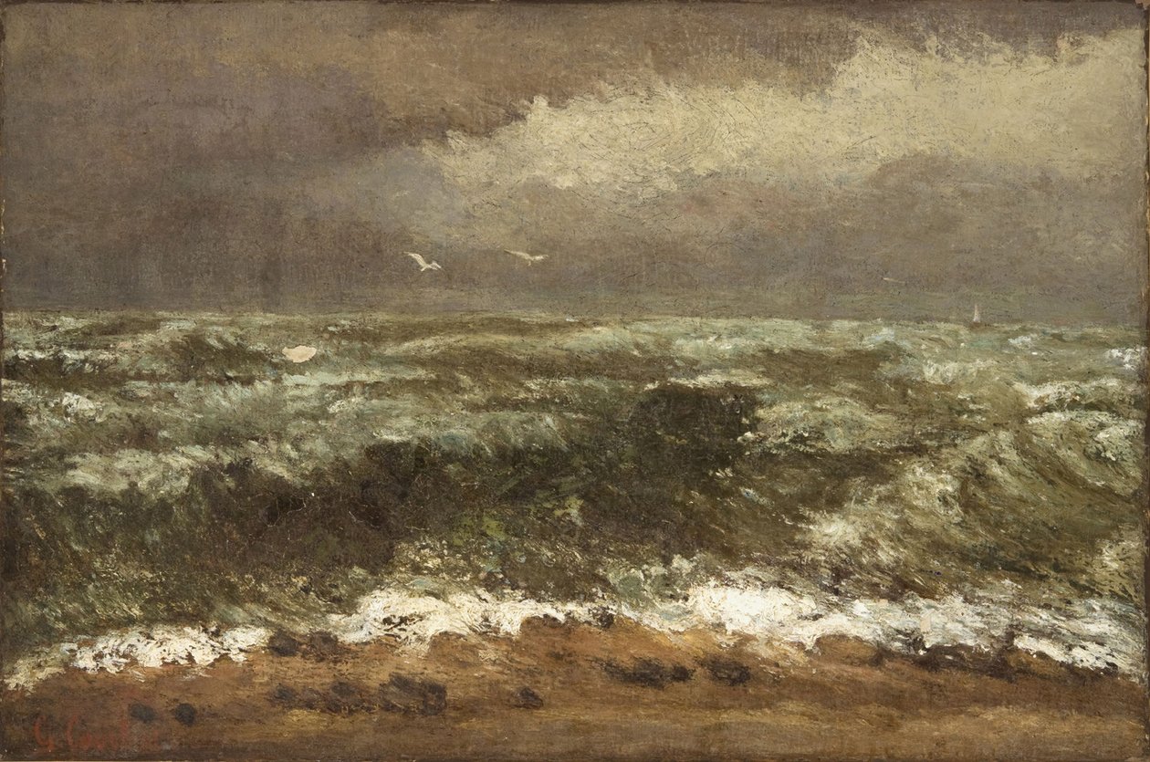 Fale autorstwa Gustave Courbet