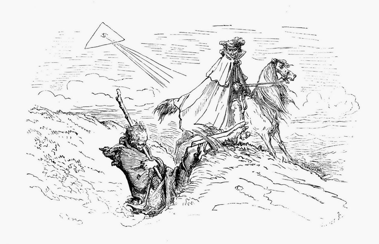 Baron von Munchausen autorstwa Gustave Dore