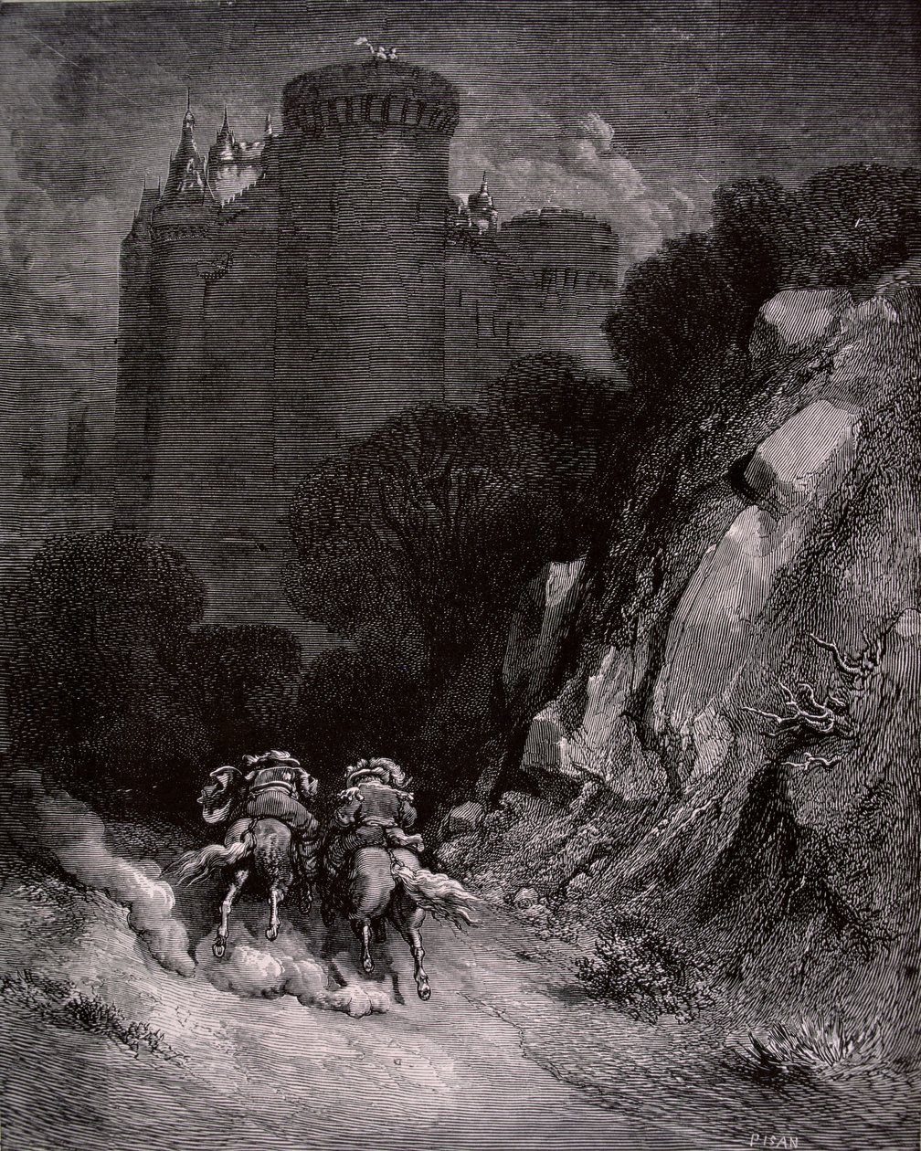 Ilustracja do „Sinobrodego” Charlesa Perraulta (1628-1703) 1893 autorstwa Gustave Dore