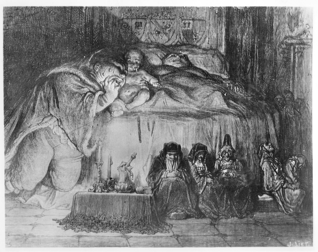 Ilustracja z "Gargantui i Pantagruela", François Rabelais autorstwa Gustave Dore