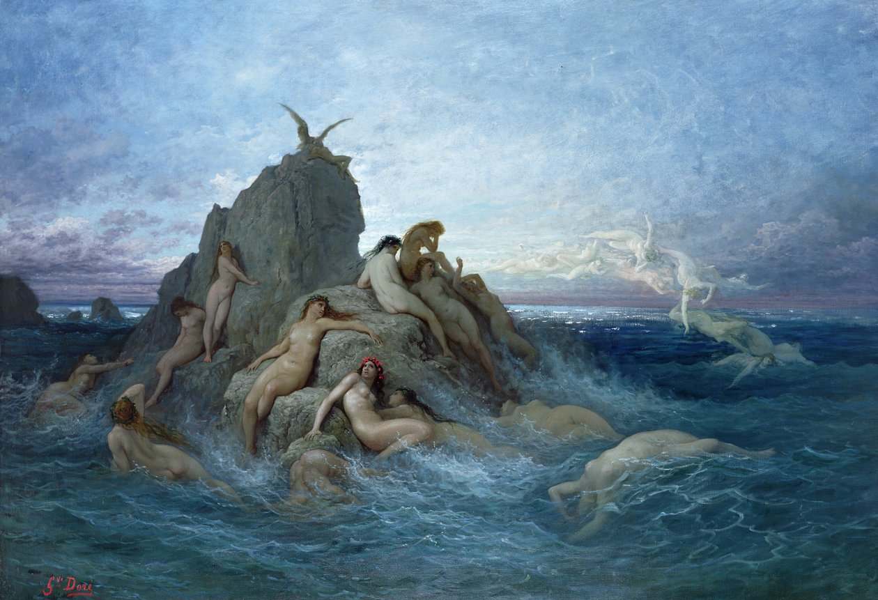 Les Oceanides autorstwa Gustave Dore