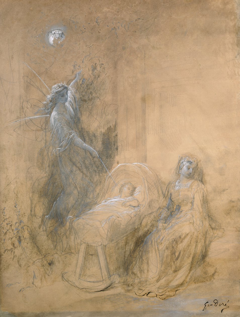 Królowa Mab autorstwa Gustave Dore