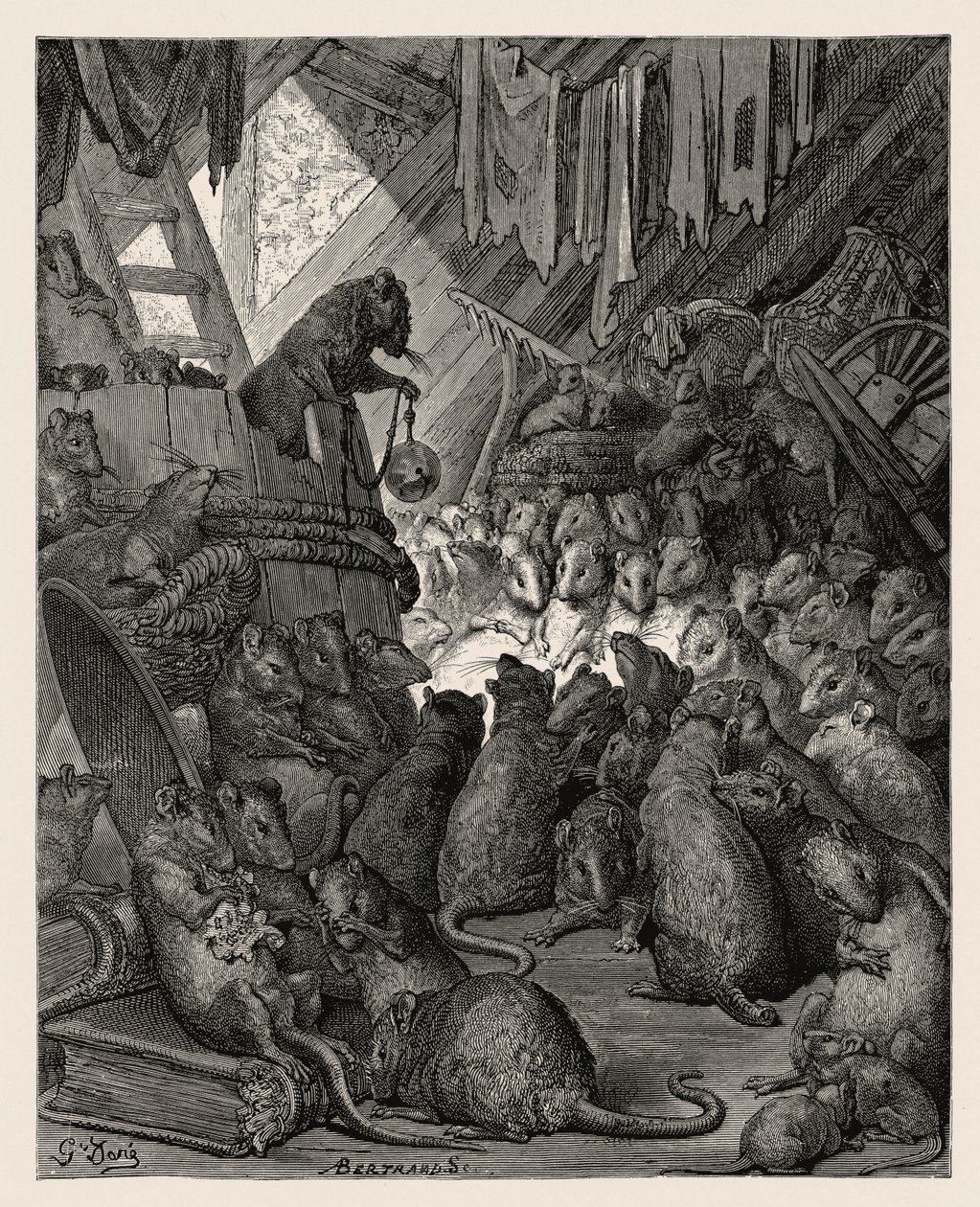 Skan grawerunku Gustave Doré autorstwa Gustave Dore