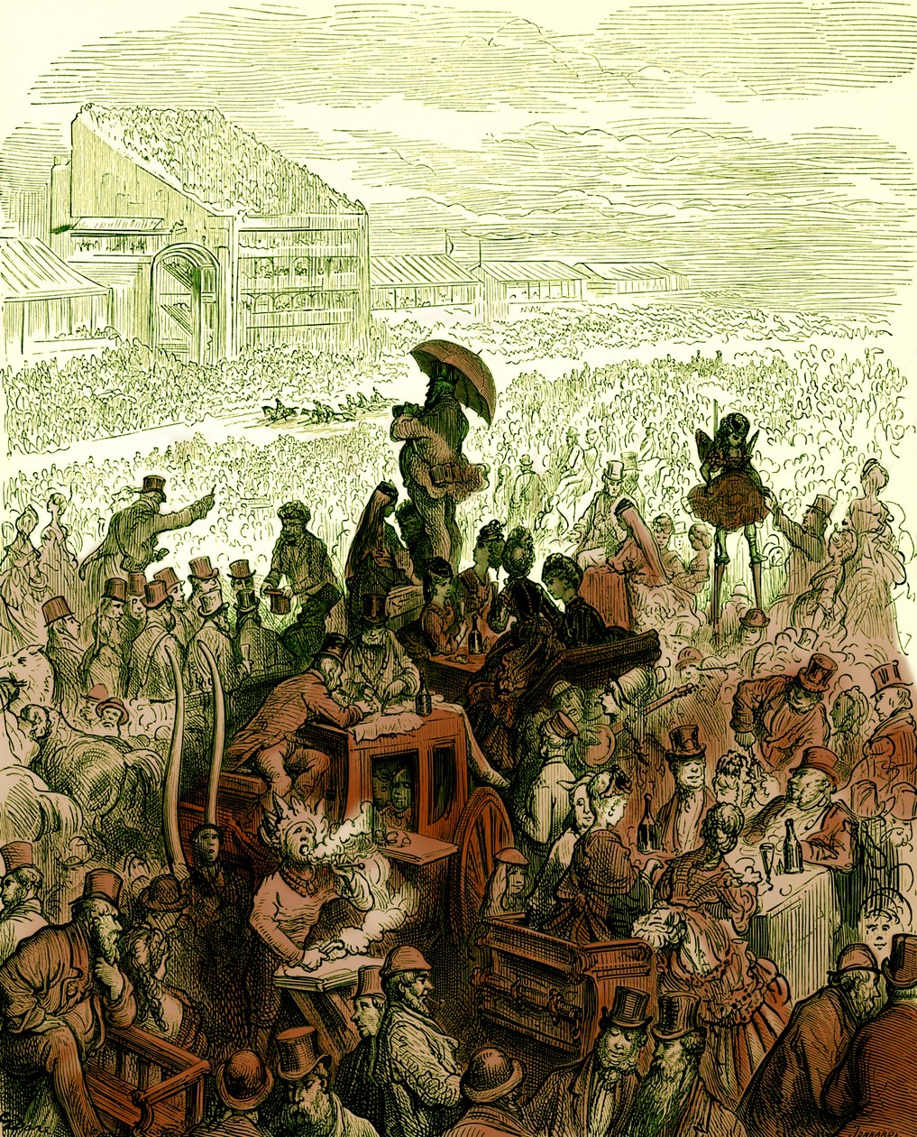Derby - na lunch Gustave Doré autorstwa Gustave Dore