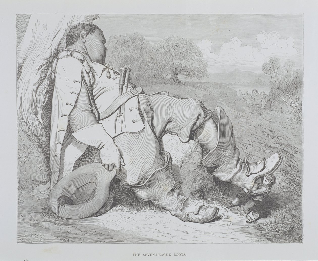 Buty siedmioligowe, ok. 1868 r. autorstwa Gustave Dore