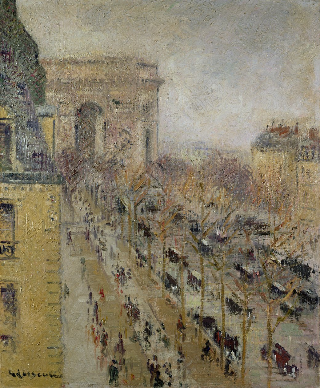 Łuk Triumfalny, 1930 autorstwa Gustave Loiseau