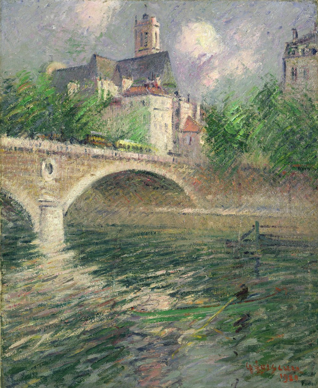 Kościół św Gervais, 1920 autorstwa Gustave Loiseau