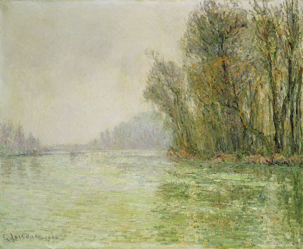 Oise zimą, 1906 autorstwa Gustave Loiseau