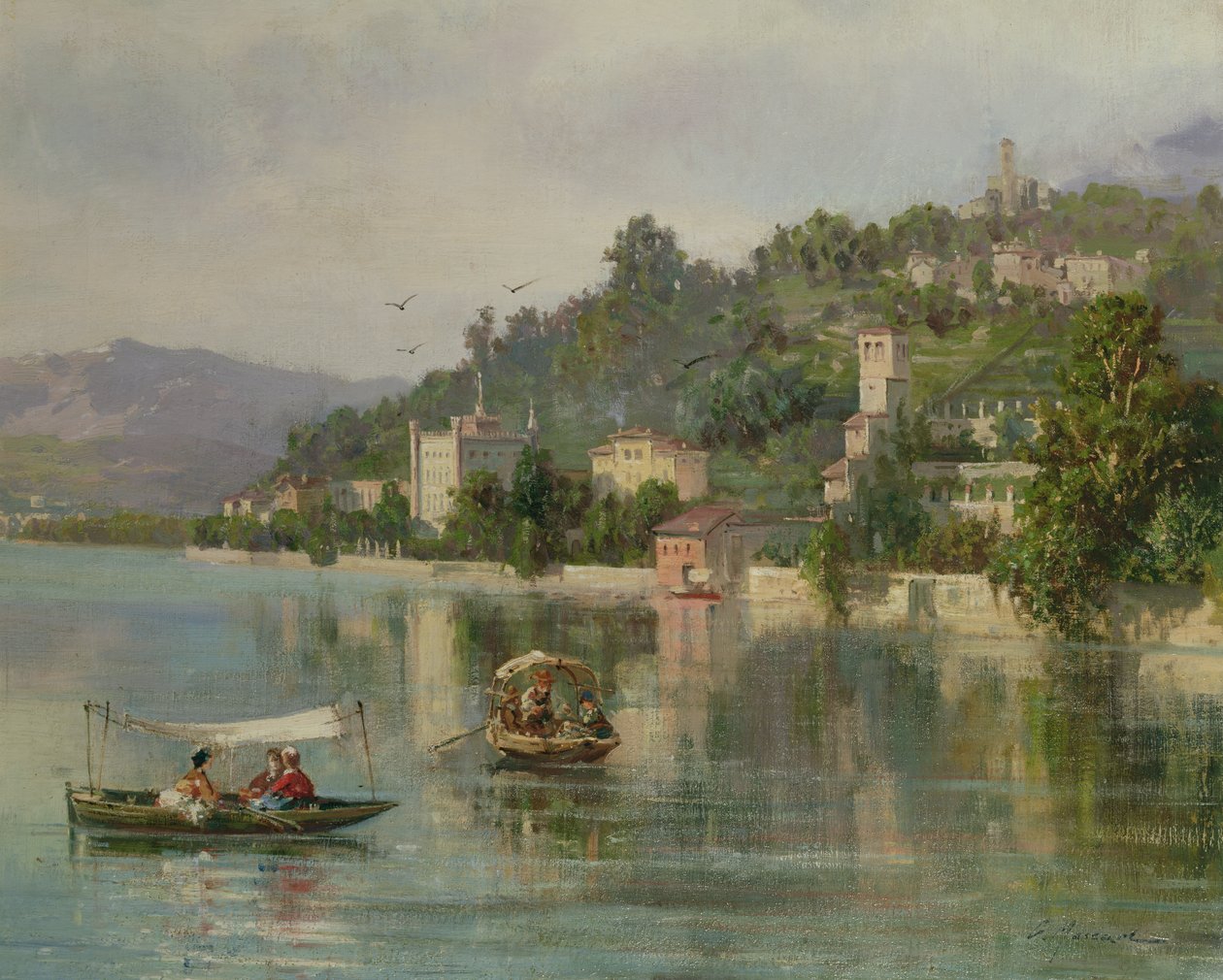 Jezioro Como autorstwa Gustave Mascart