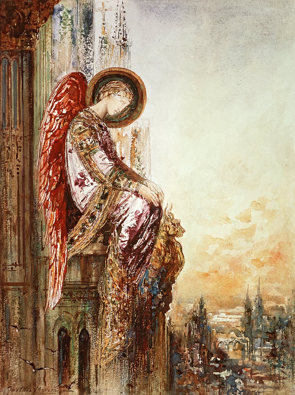 Anioł podróżnik autorstwa Gustave Moreau