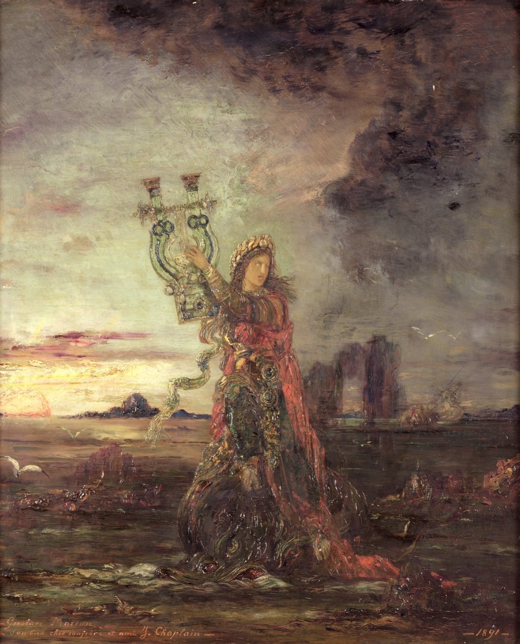 Arion, 1891 autorstwa Gustave Moreau