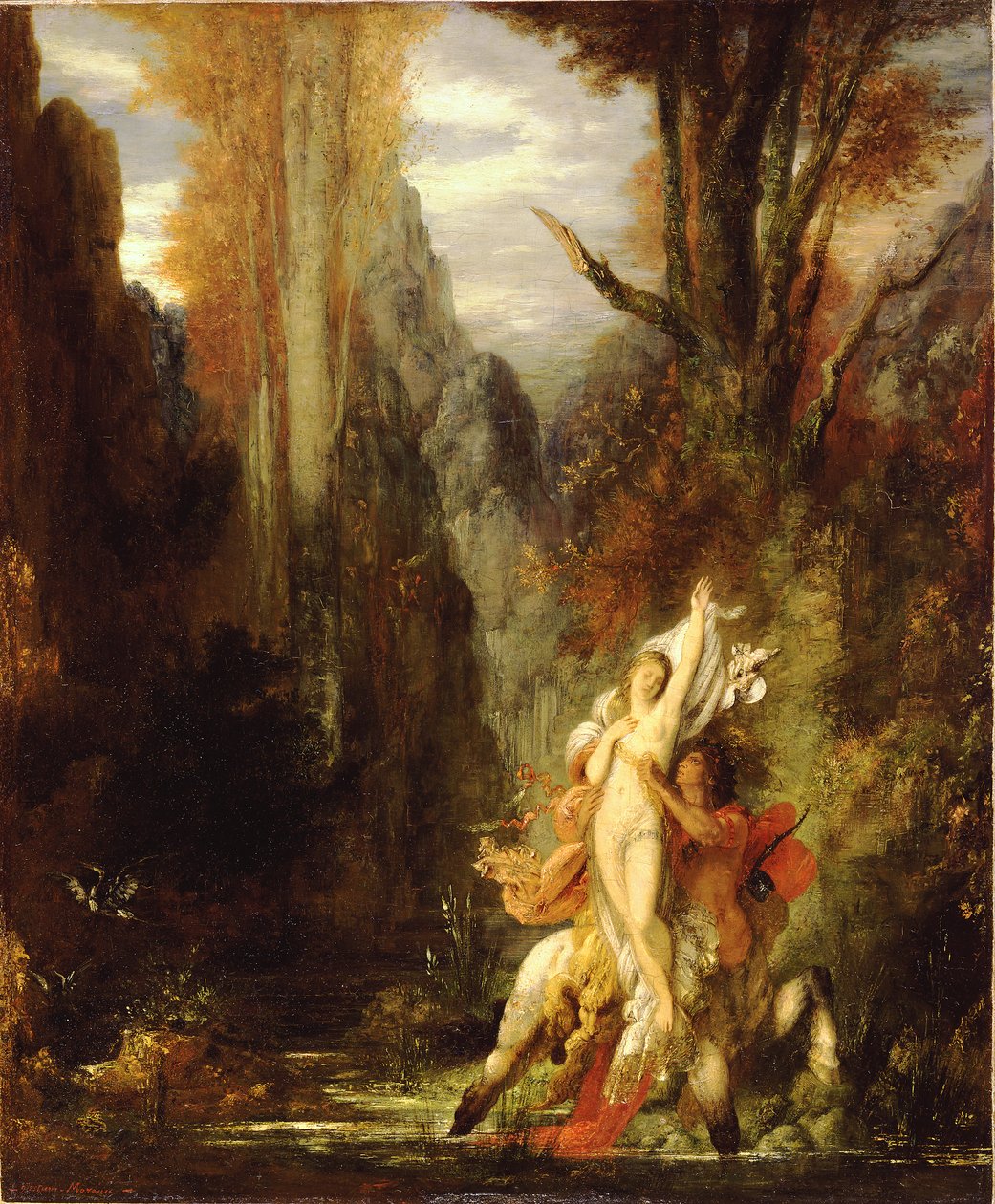 Dejanira (jesień), ok. 1872-3 autorstwa Gustave Moreau