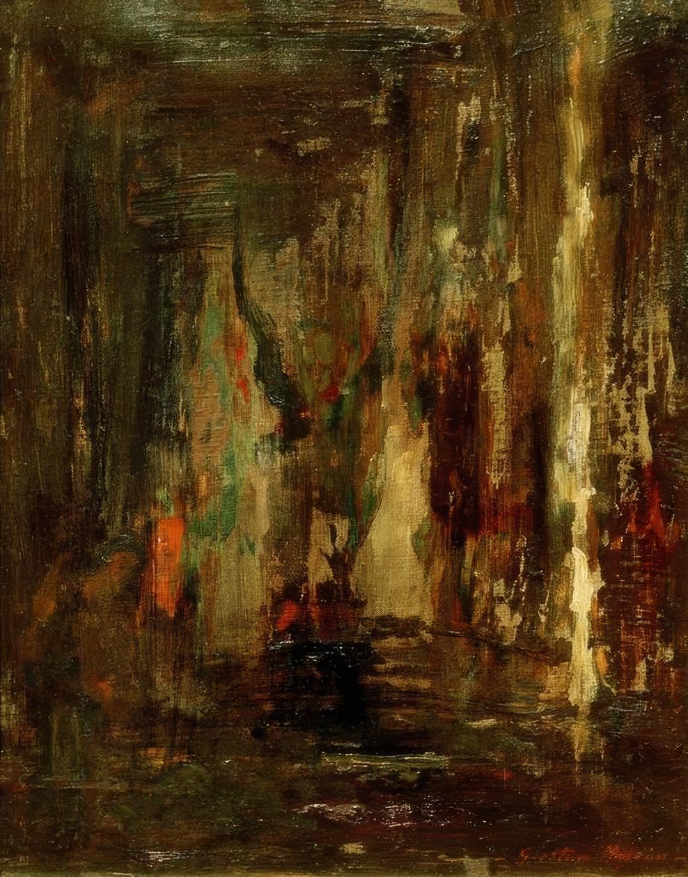 Szkic do podróżującego Edypa autorstwa Gustave Moreau