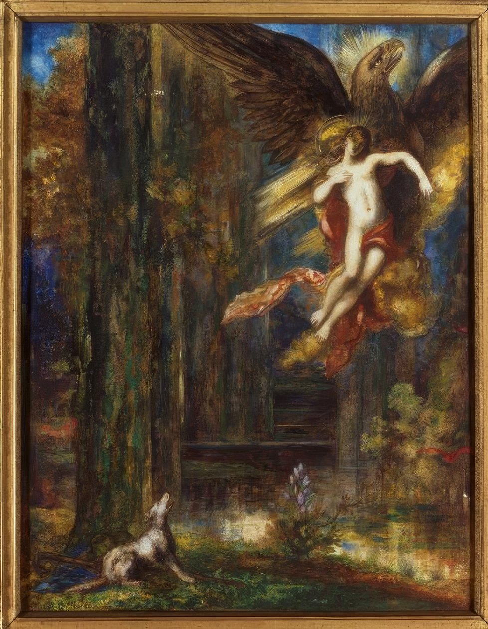 Porwanie Ganimedesa autorstwa Gustave Moreau