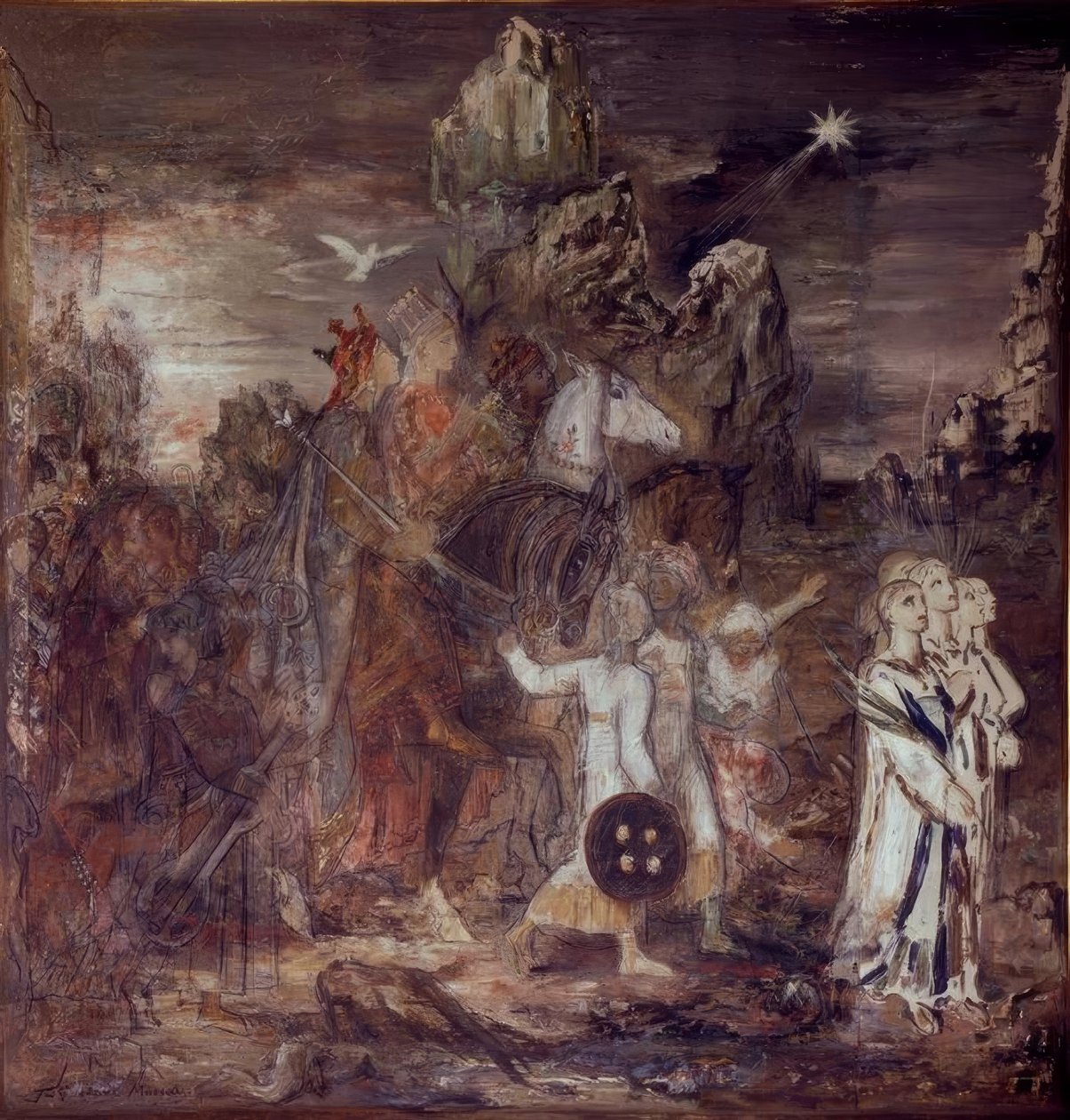 Trzej Królowie autorstwa Gustave Moreau