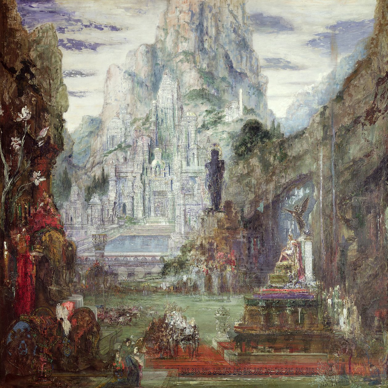 Triumf Aleksandra Wielkiego (356-323 pne) autorstwa Gustave Moreau