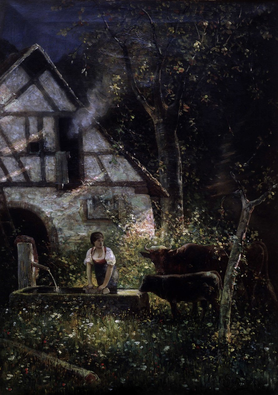 Pierwsze promienie autorstwa Gustave Adolphe Jundt