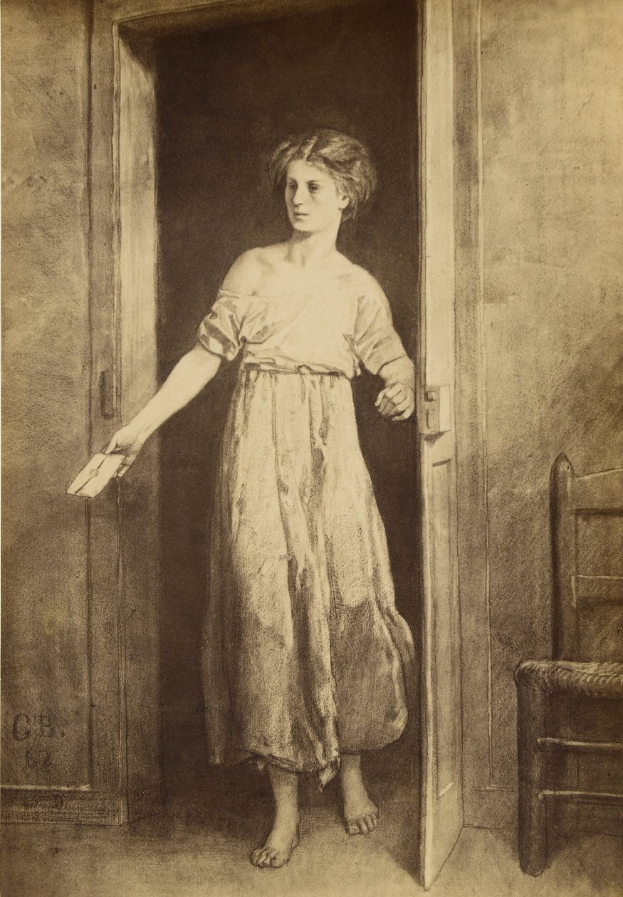 Gustave Brion - Éponine autorstwa Gustave Brion