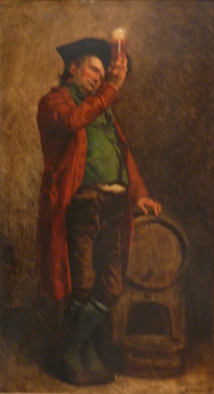 Pijący autorstwa Gustave Brion