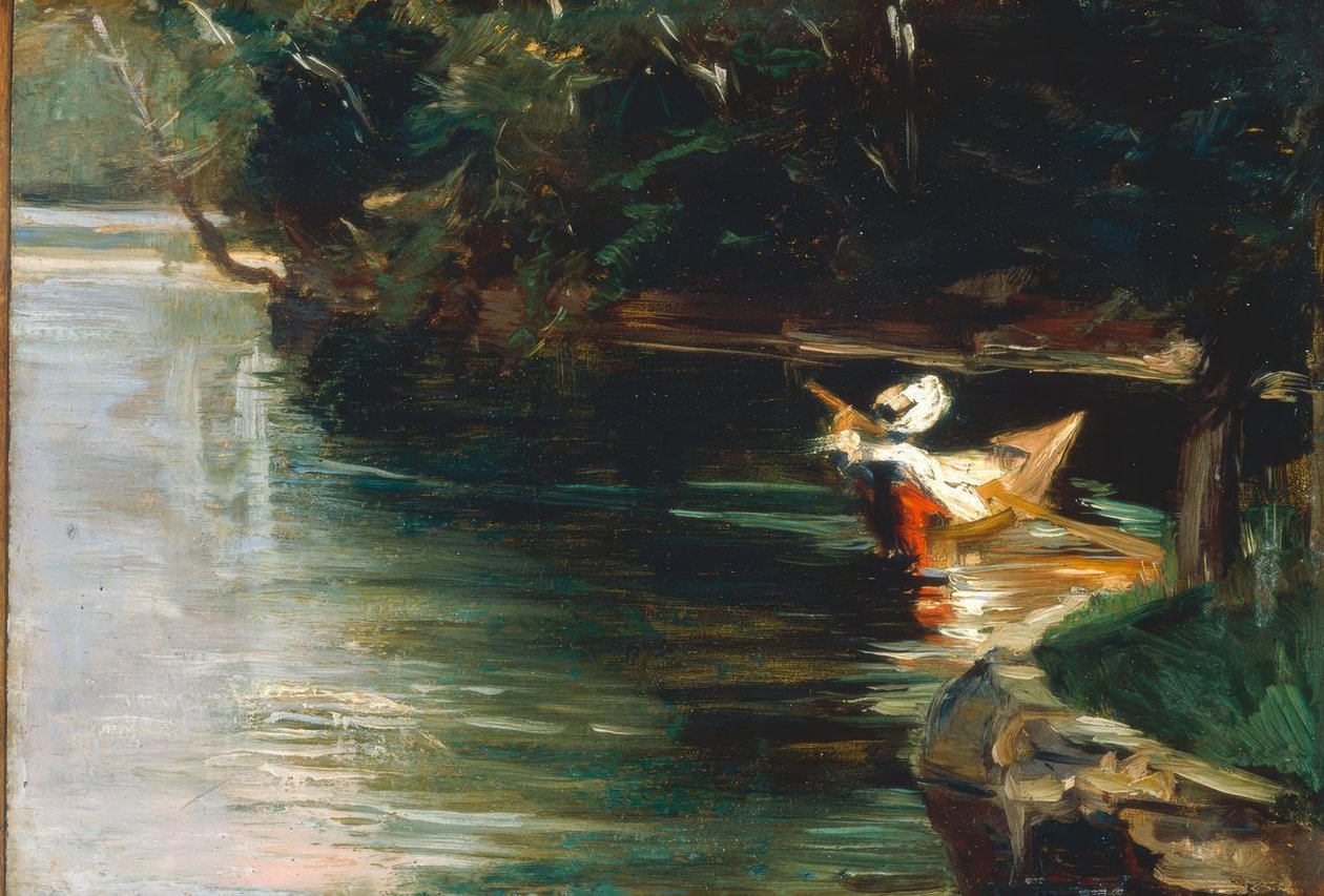 Banki Yerres autorstwa Gustave Caillebotte