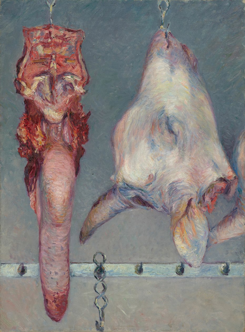 Głowa cielęcia i język wołu, ok. 1930 r. 1882. autorstwa Gustave Caillebotte