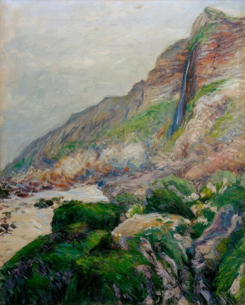 Klif w Normandii autorstwa Gustave Caillebotte
