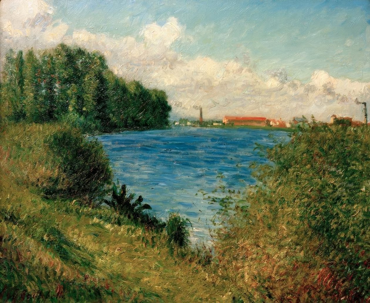 Sekwana w Argenteuil autorstwa Gustave Caillebotte