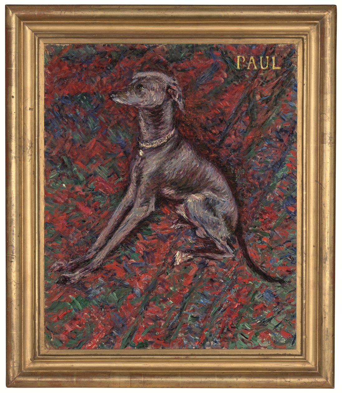 Pies "Paul", ok. 1886 (olej na płótnie) autorstwa Gustave Caillebotte