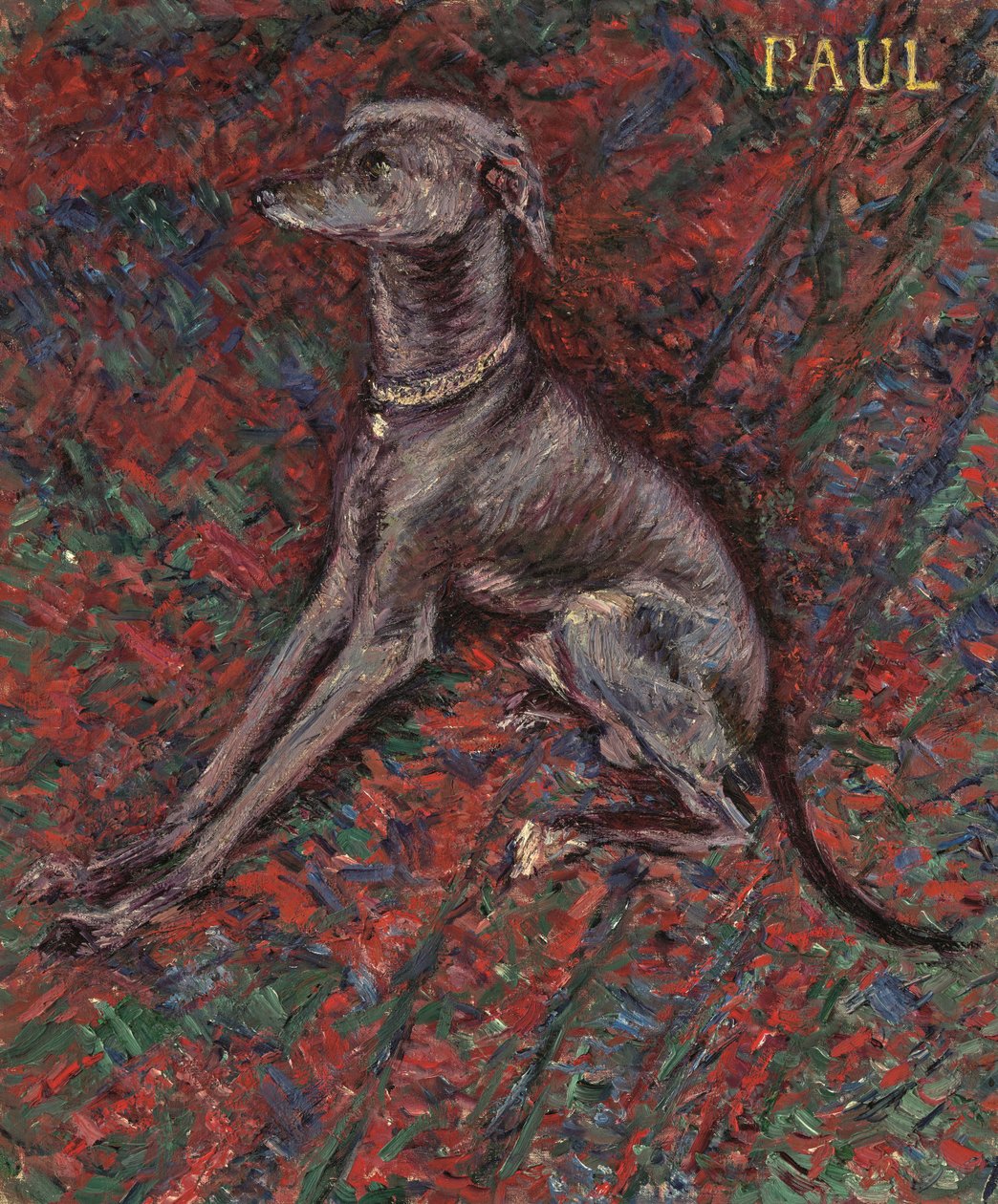 Pies "Paul", ok. 1886 (olej na płótnie) autorstwa Gustave Caillebotte