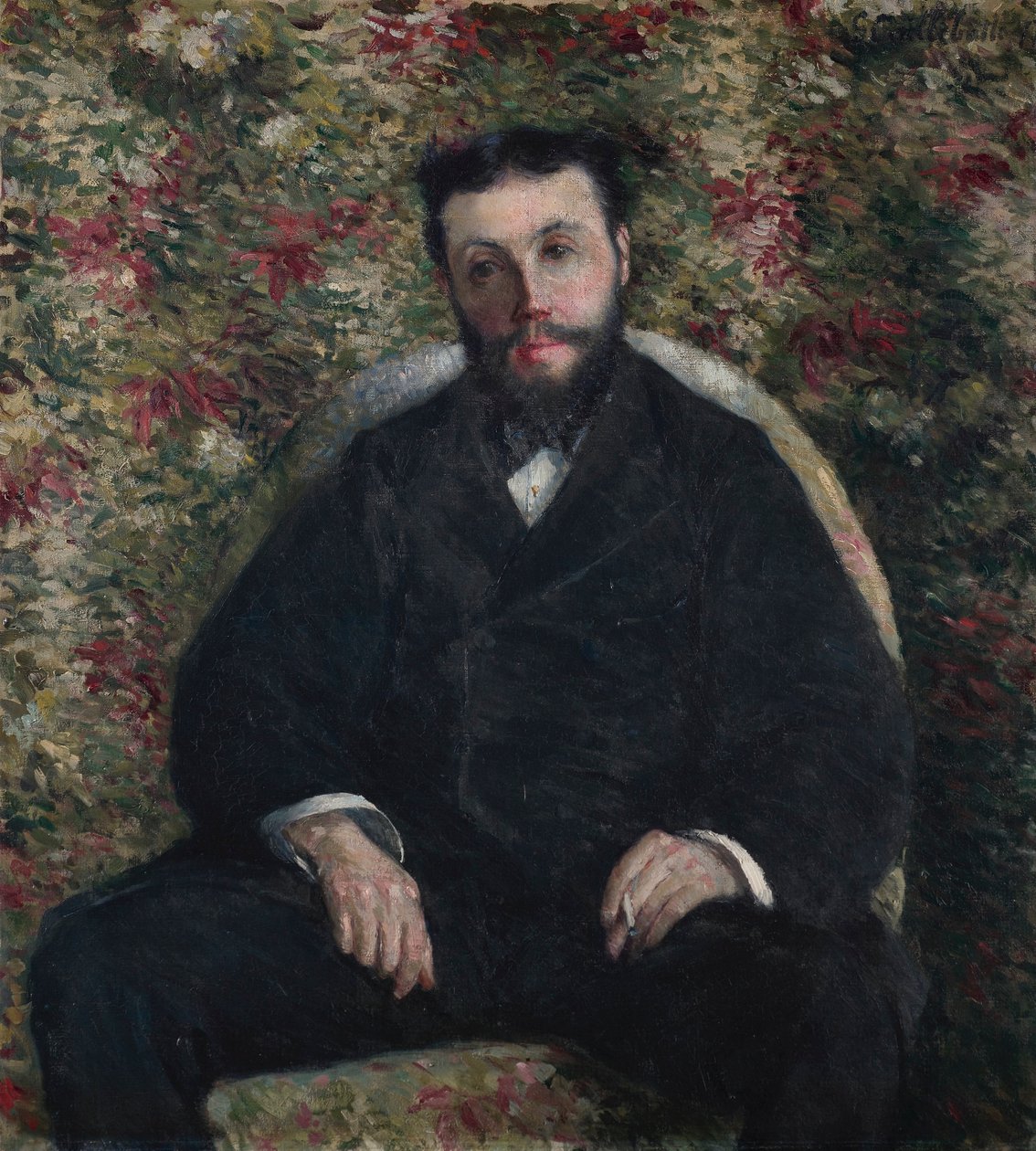 Portret A. Cassabois autorstwa Gustave Caillebotte