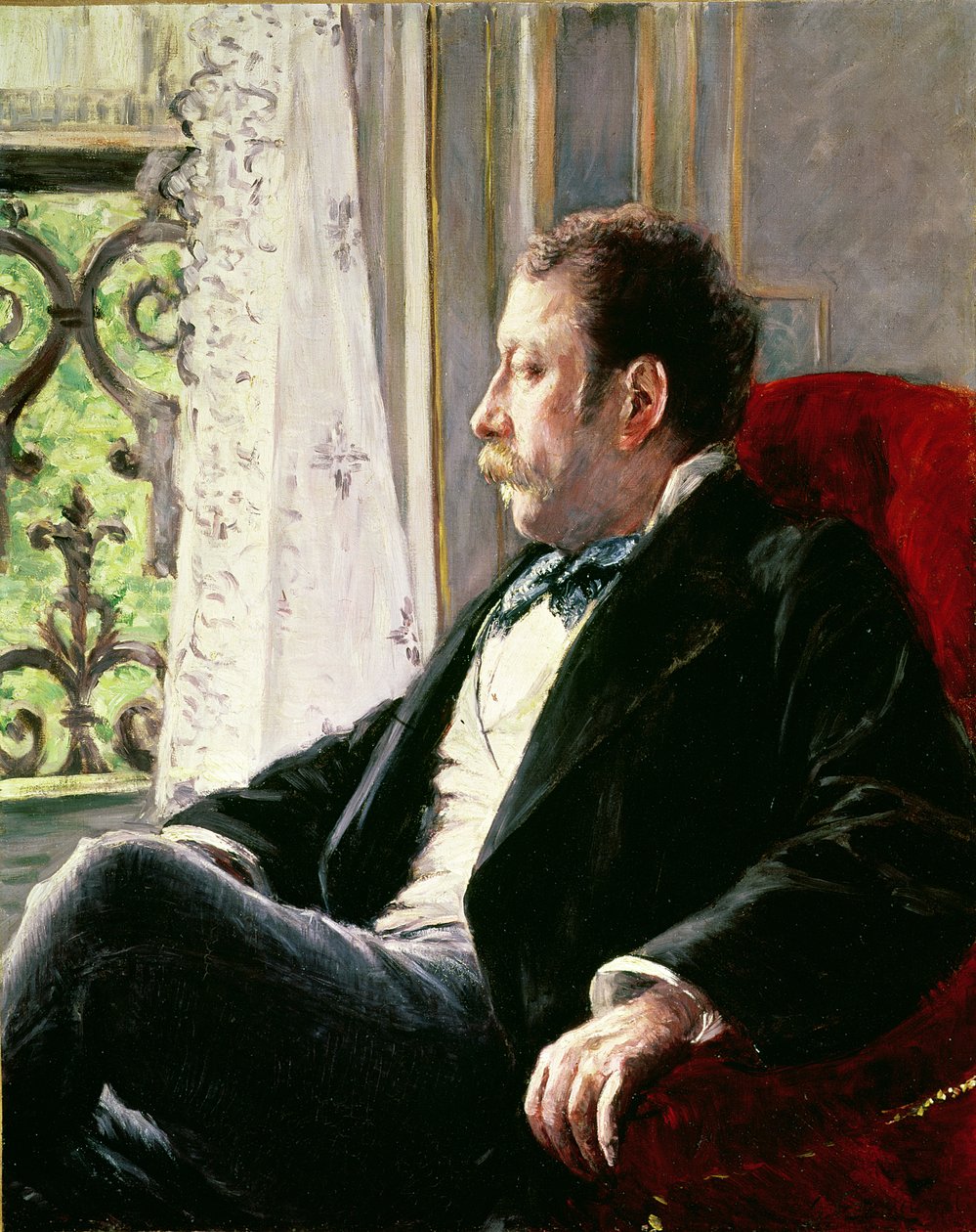 Portret mężczyzny autorstwa Gustave Caillebotte