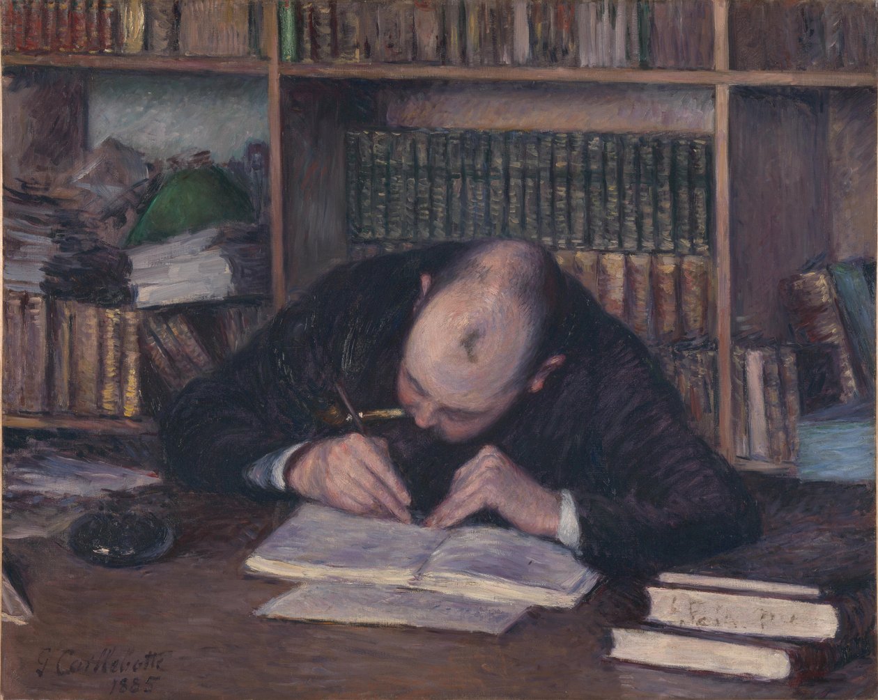 Portret księgarza E.J. Fontaine