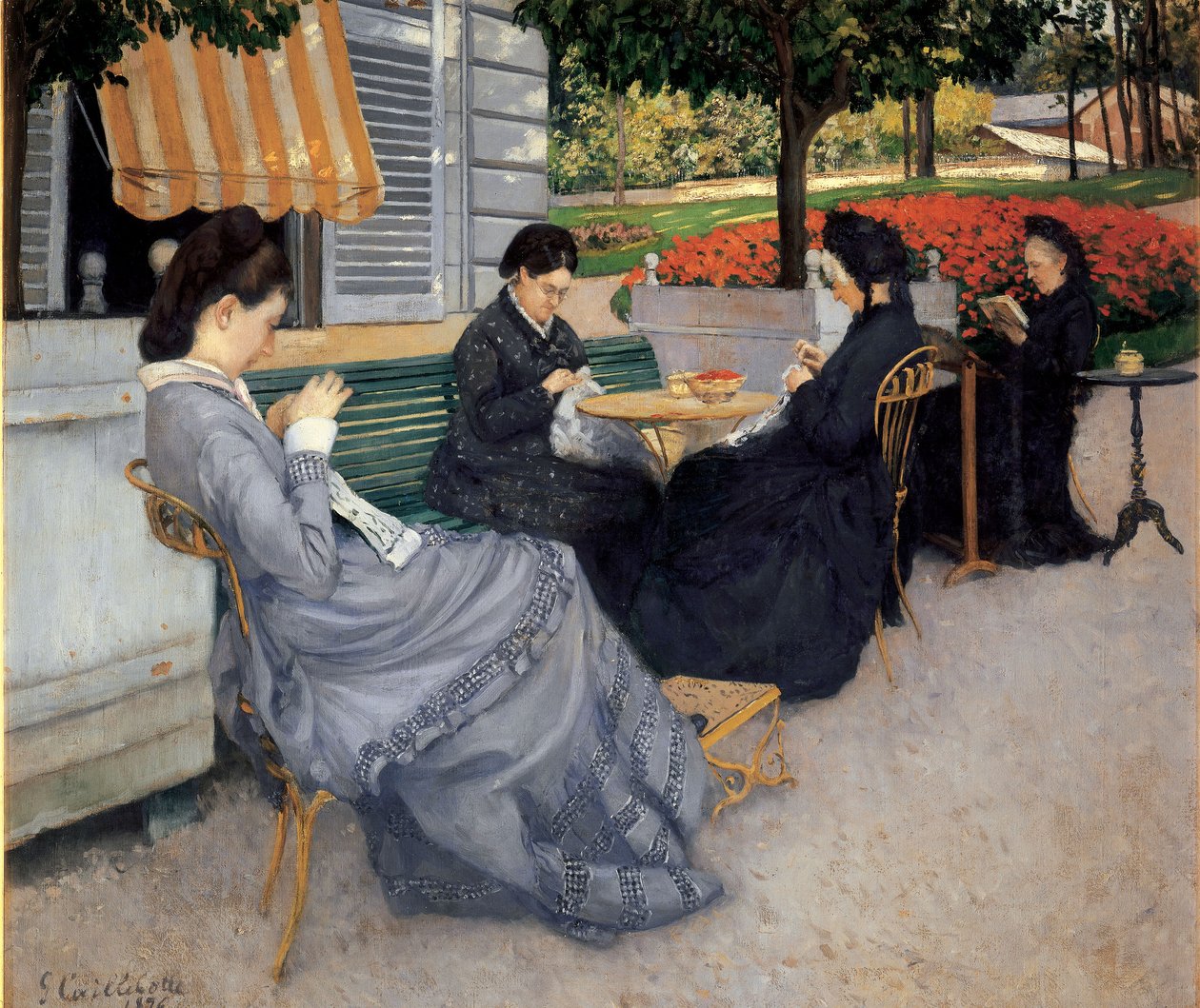 Portrety na wsi autorstwa Gustave Caillebotte