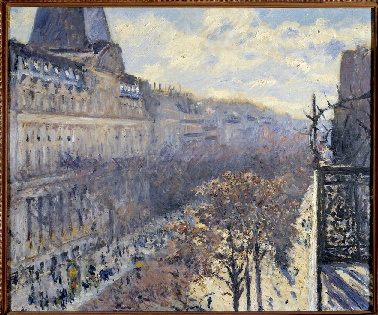Boulevard des Italians w Paryżu Obraz Gustave