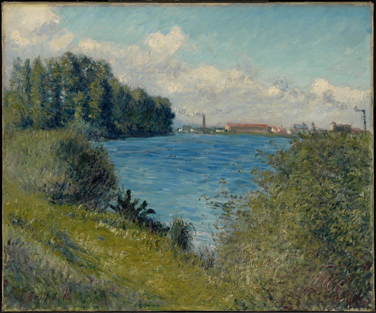 Sekwana w Argenteuil autorstwa Gustave Caillebotte