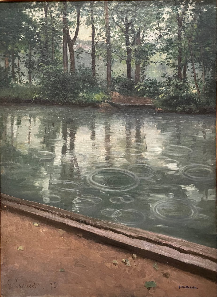 Yerres, efekt deszczu, 1875 r. Gustave Caillebotte autorstwa Gustave Caillebotte
