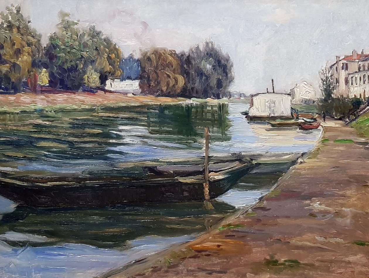 Brzegi Sekwany autorstwa Gustave Caillebotte