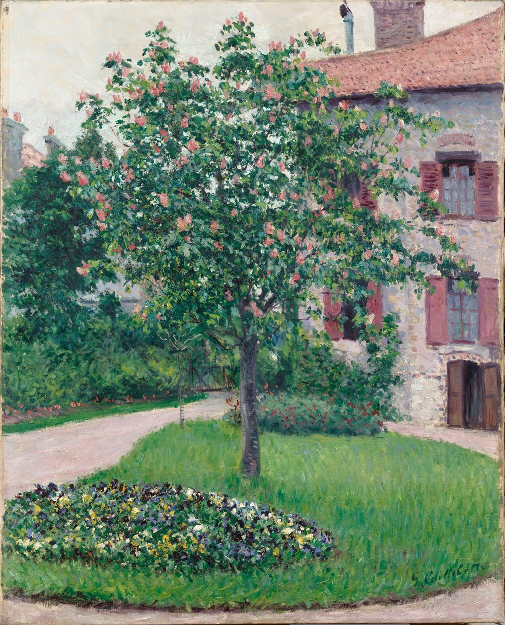 Drzewo w Kwiecie, 1882. autorstwa Gustave Caillebotte