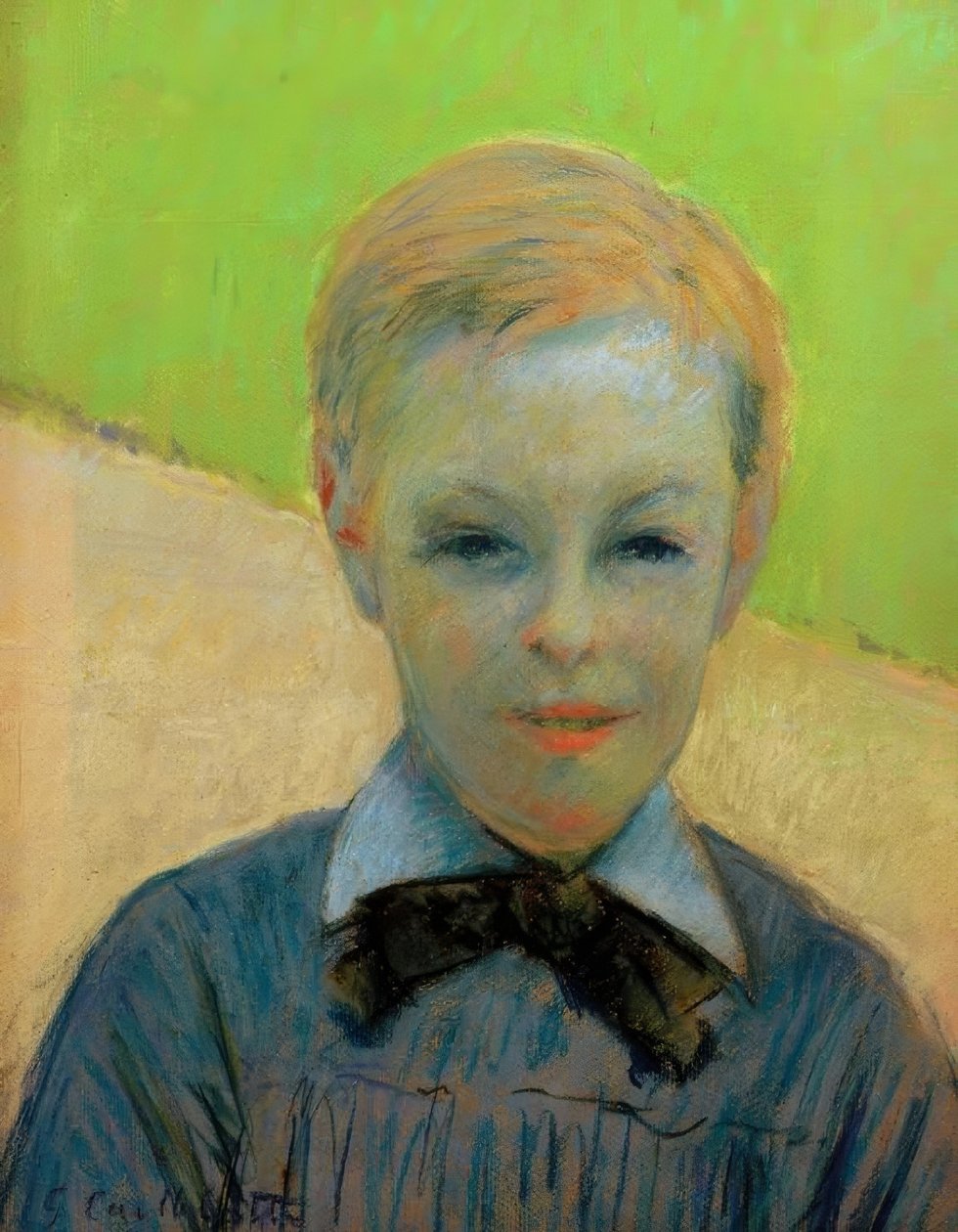 Głowa dziecka, znana również jako Portret Camille Daurelle autorstwa Gustave Caillebotte
