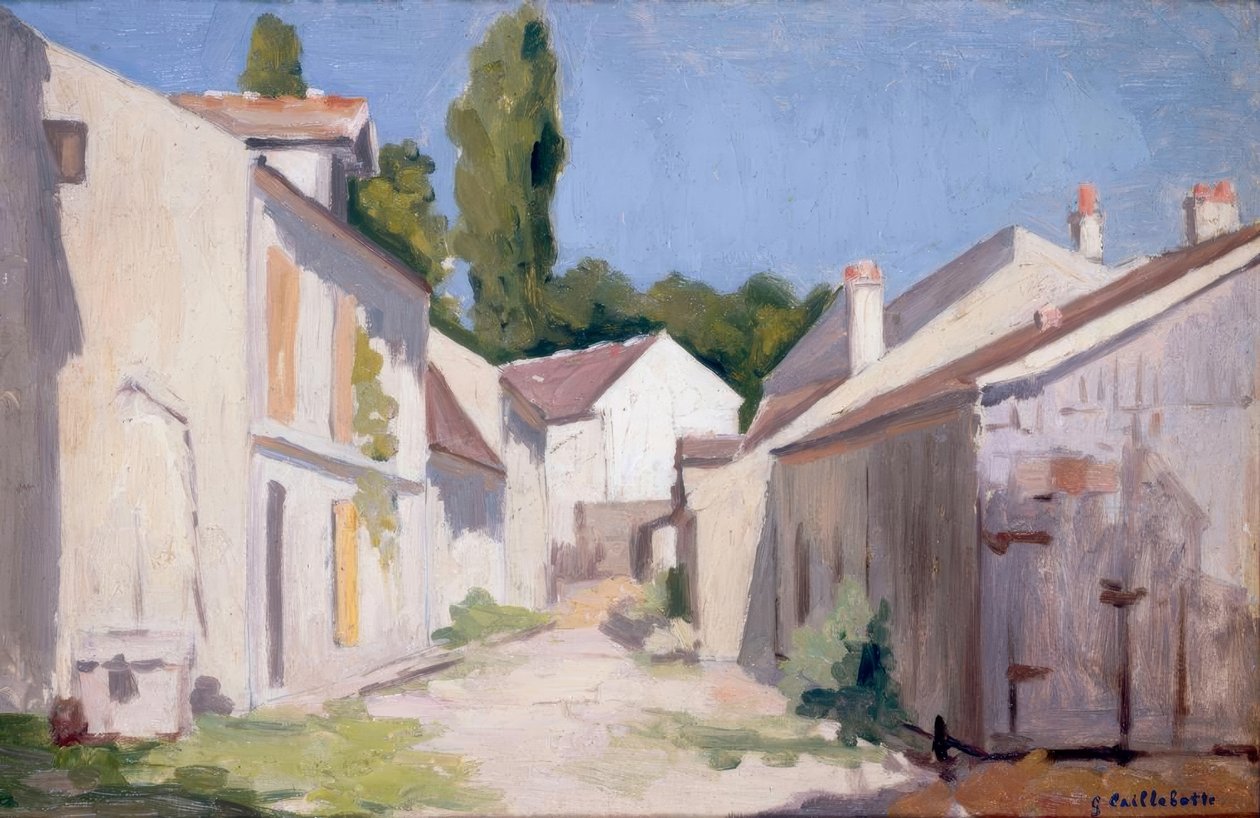 Ścieżka w Yerres autorstwa Gustave Caillebotte