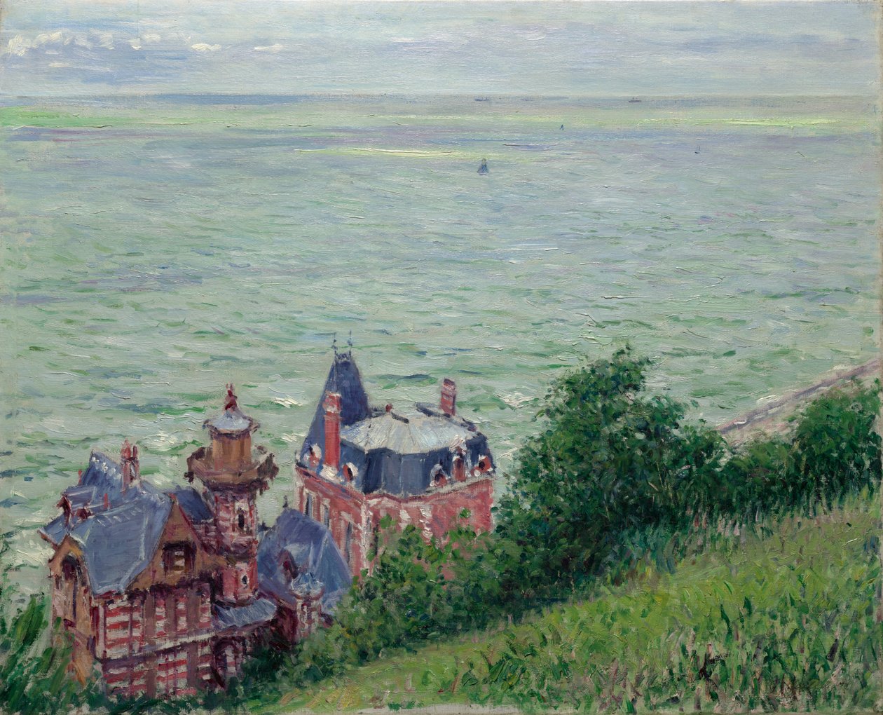 Wille w Trouville autorstwa Gustave Caillebotte