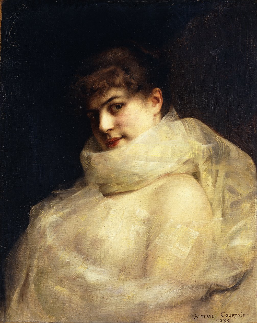 Namiętna piękność, 1883 autorstwa Gustave Claude Etienne Courtois
