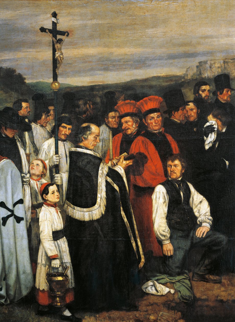 Pogrzeb w Ornans autorstwa Gustave Courbet