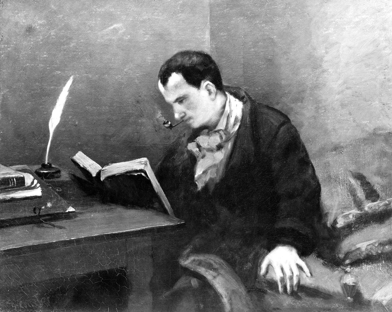 Charles Baudelaire autorstwa Gustave Courbet
