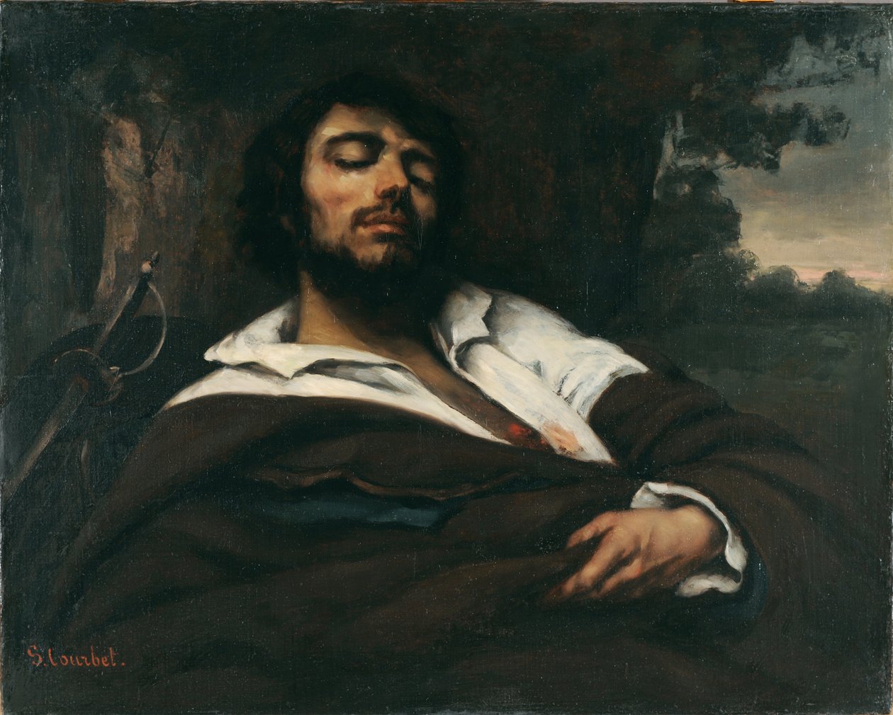 Ranny autorstwa Gustave Courbet