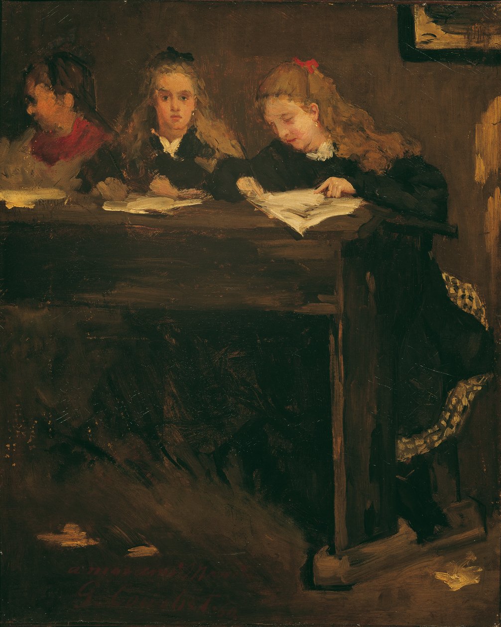 Trzy uczennice autorstwa Gustave Courbet