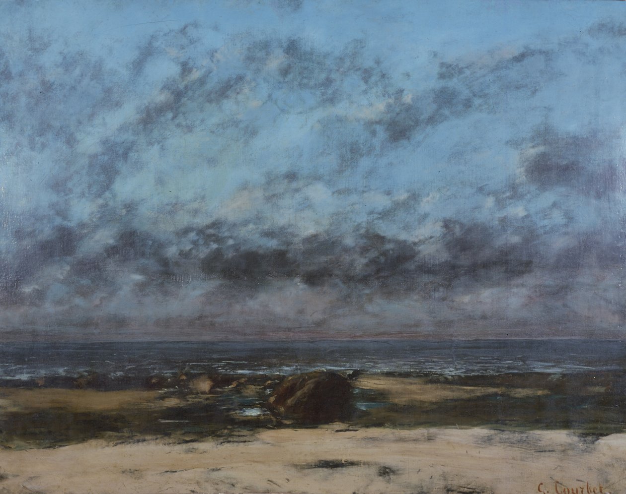 Wieczność (olej na płótnie) autorstwa Gustave Courbet